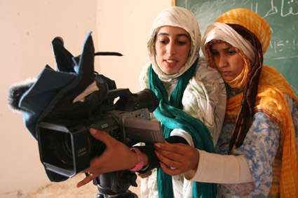 'Escuela de Cine del sahara' irudia