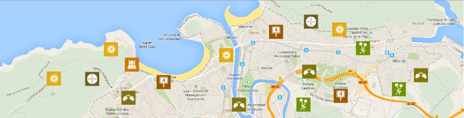 Mapa de la Memoria Histrica de Donostia/San Sebastin