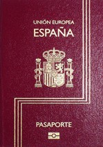 foto de un pasaporte del estado espaol