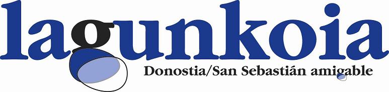 Logotipo 'Lagunkoia - Donostia/San Sebastin amigable'
