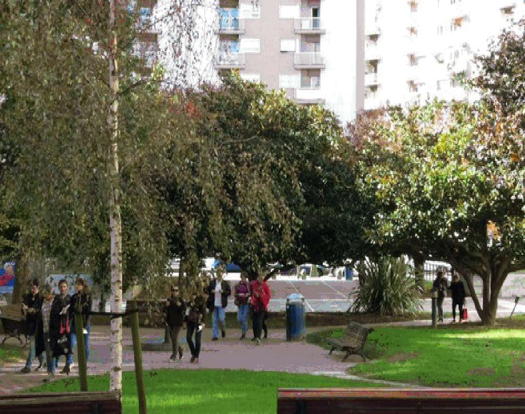 Fotografa de un parque de Amaraberri