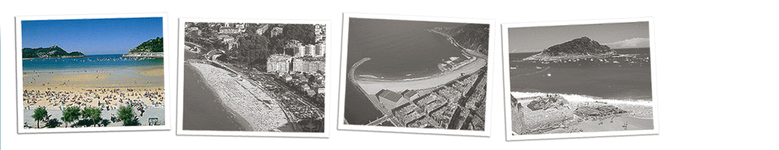 Donostiako hondartzen argazkiak