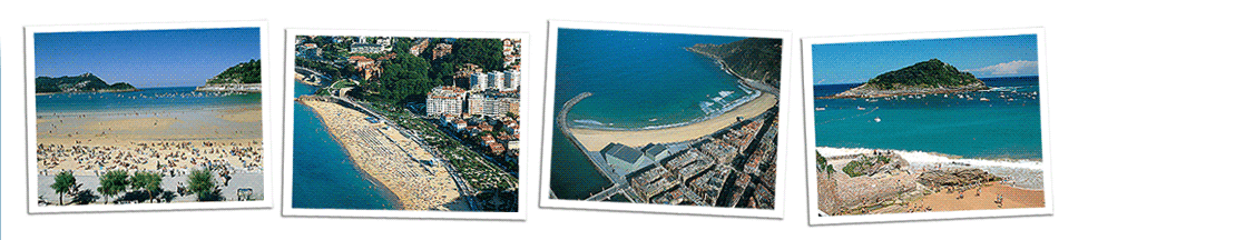 Fotografías de las playas de San Sebastián”