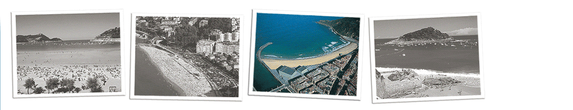 Fotograf�as de las playas de San Sebasti�n”