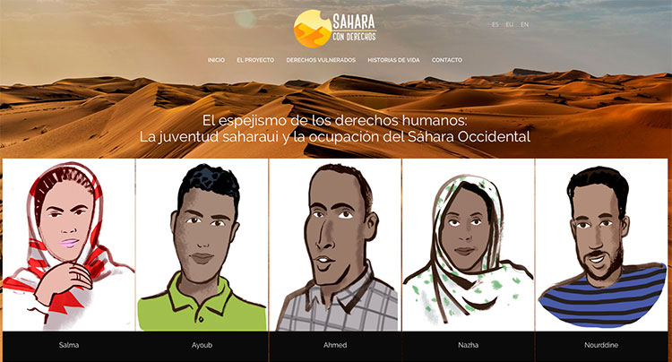 'Una mirada al Sahara Occidental desde loas DDHH. 2020' irudia