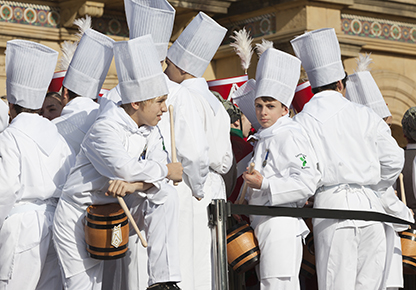 Niños en la Tamborrada