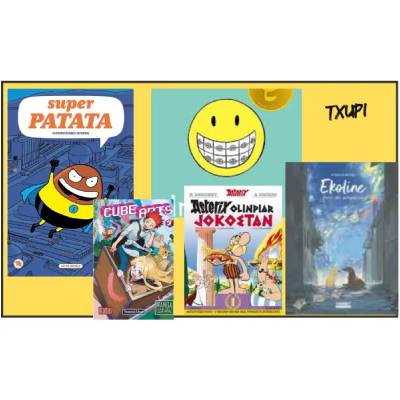 Haurrentzako ipuin kontaketak: 'Komikiekin mintzoan kux-kux'