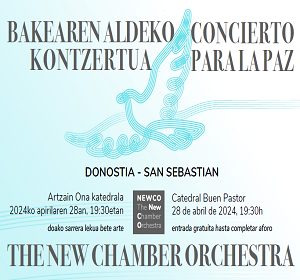 Bakearen aldeko kontzertua: The New Chamber Orchestra