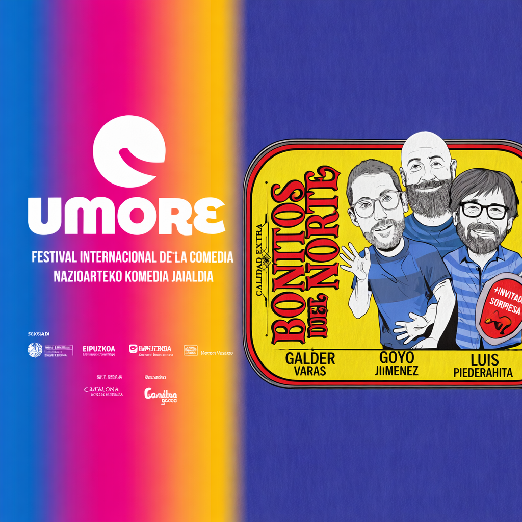 Komedia Jaialdia: 'Bonitos del norte' ekintzaren ikonoa