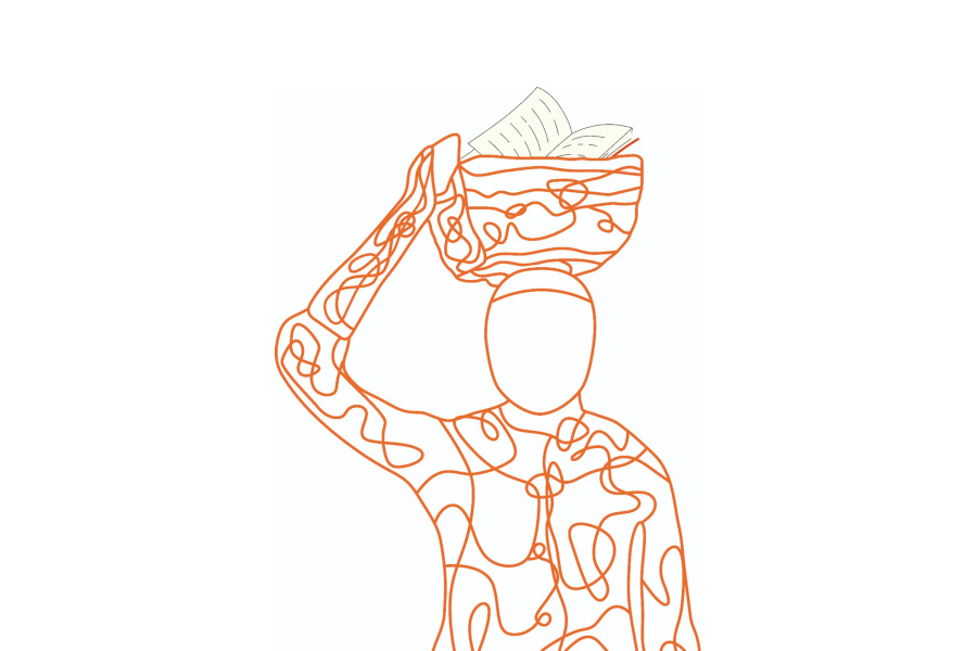 Alumnas/os del Taller de Encuadernación de la Biblioteca Central