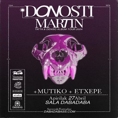 Icono del evento Concierto: TATTA & DENSO + Mutiko + Etxepe