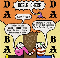 Kontzertuak: Doble Check Festibala ekintzaren ikonoa