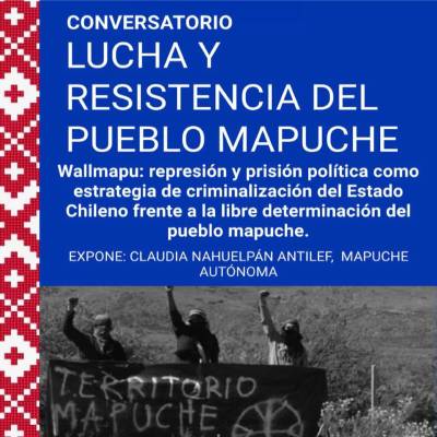 'Lucha y resistencia del pueblo mapuche'