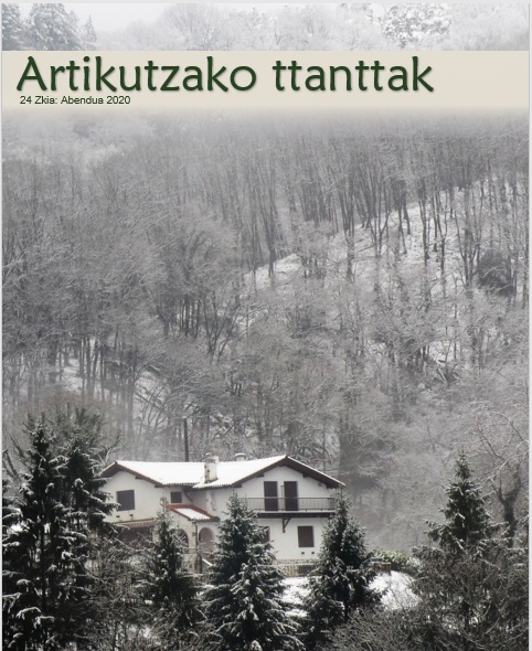 Portada Artikutzako ttanttak