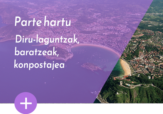 Parte hartu - Diru-laguntzak, -CO2 komunitatea, baratzeak, pixoihal berrerabilgarriak, konpostajea