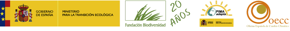 Gobierno de España - Ministerio para la transición ecológica - Fundación Biodiversidad 20 años - Pima adapta - oecc 