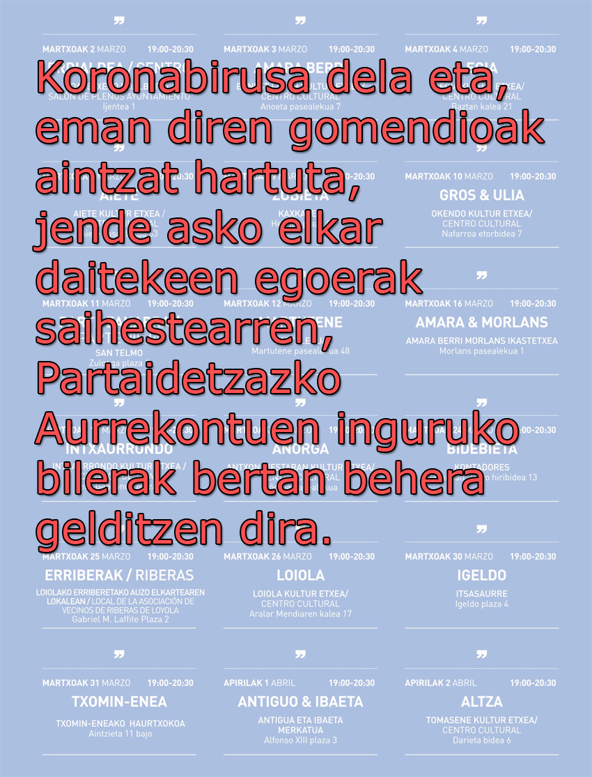 programa bertan behera