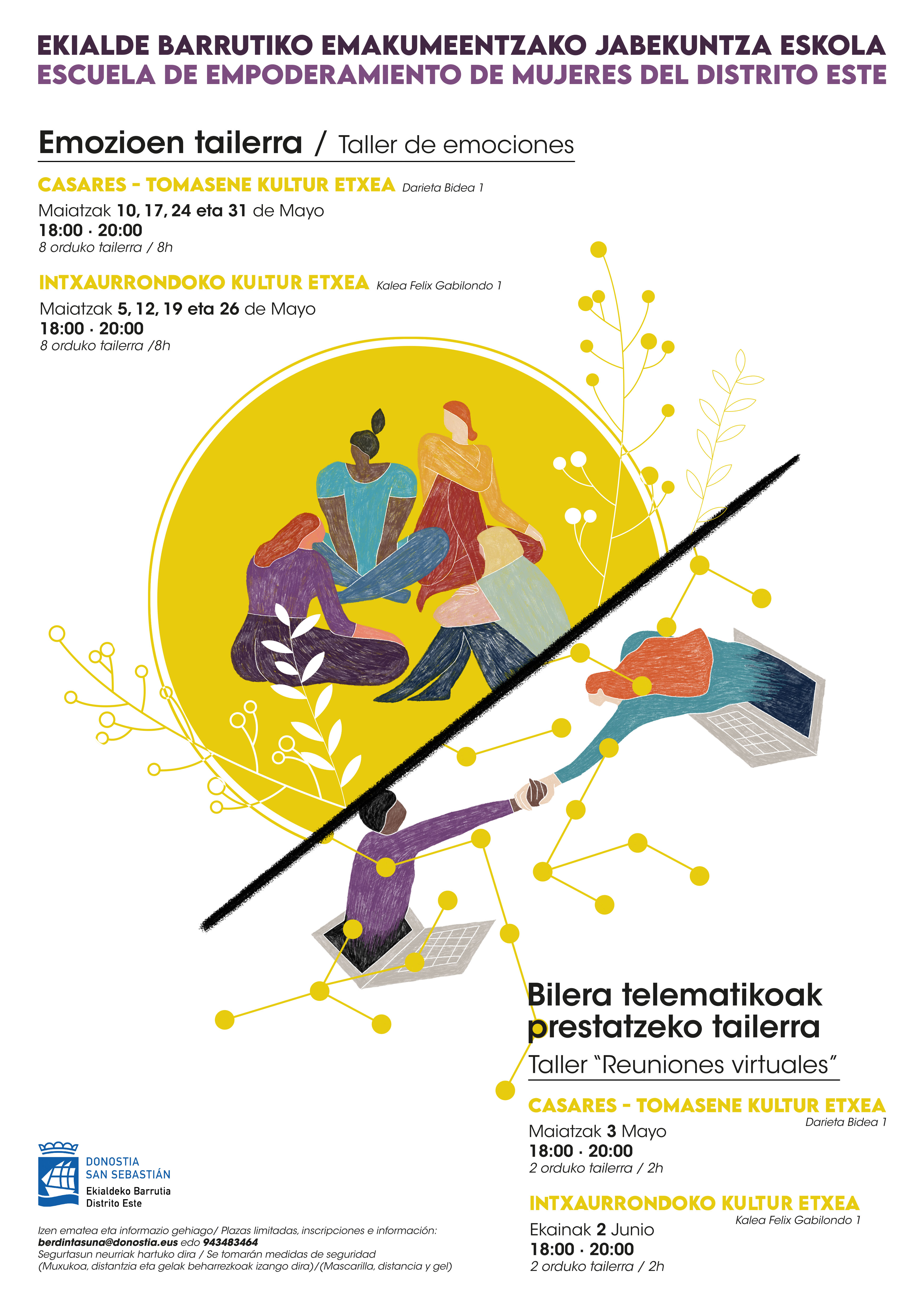 Ekialde Barrutiko emakumeentzako jabekuntza eskola kartela
