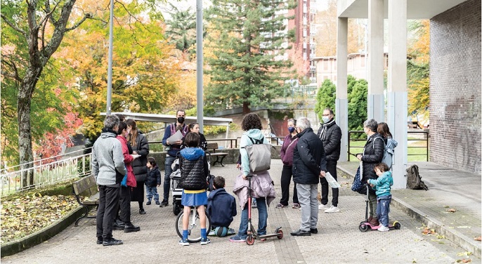 Fotografía durante el mapeo colectivo