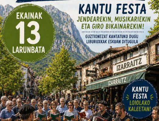 Kantujira + herri bazkaria