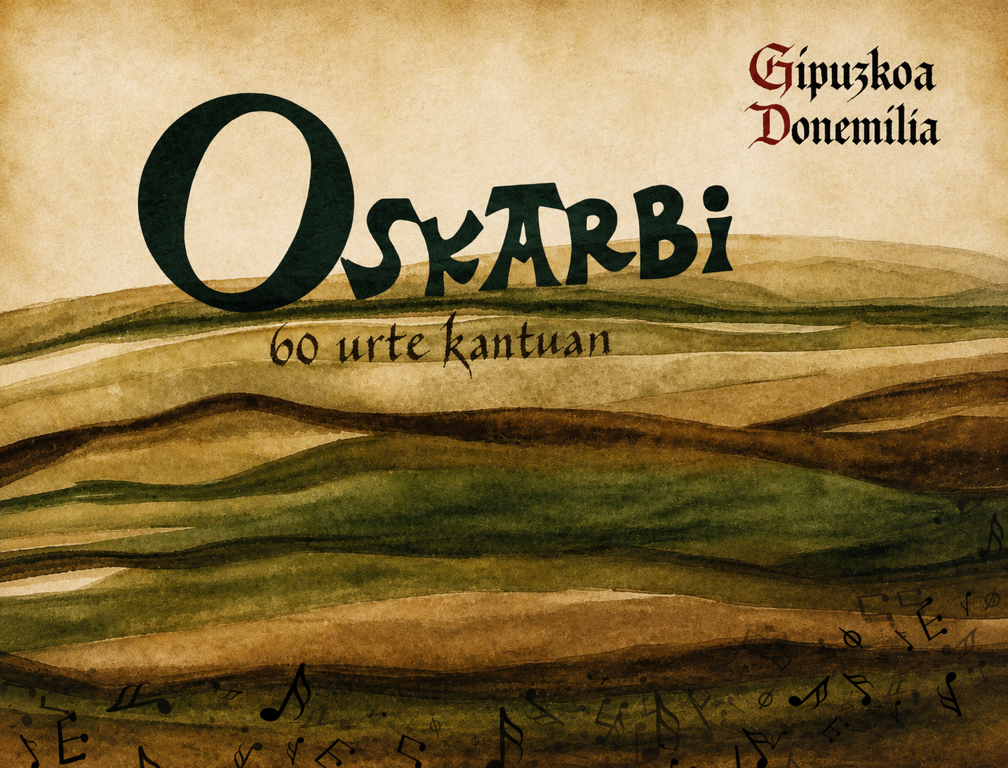 Disko aurkezpena: Oskarbi 60. urte kantuan 'Gipuzkoa Donemilia'