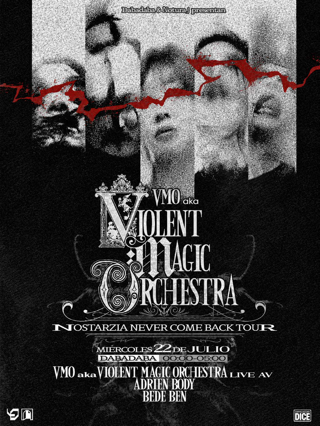 VMO aka Violent Magic Orchestra LIVE A/V + Bede Ben + Adrien Body