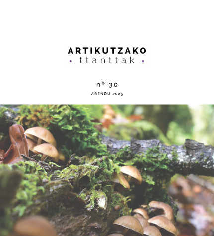 Artikutzako ttanttak 30. alearen azala