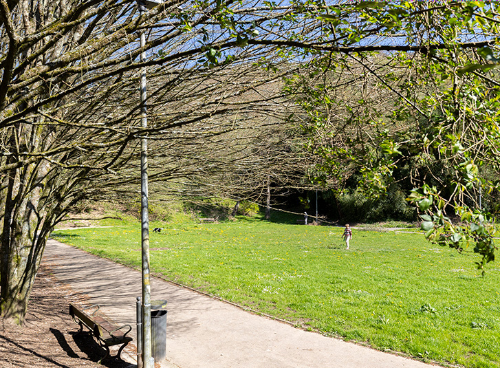 Vista del Parque Salvador Alllende