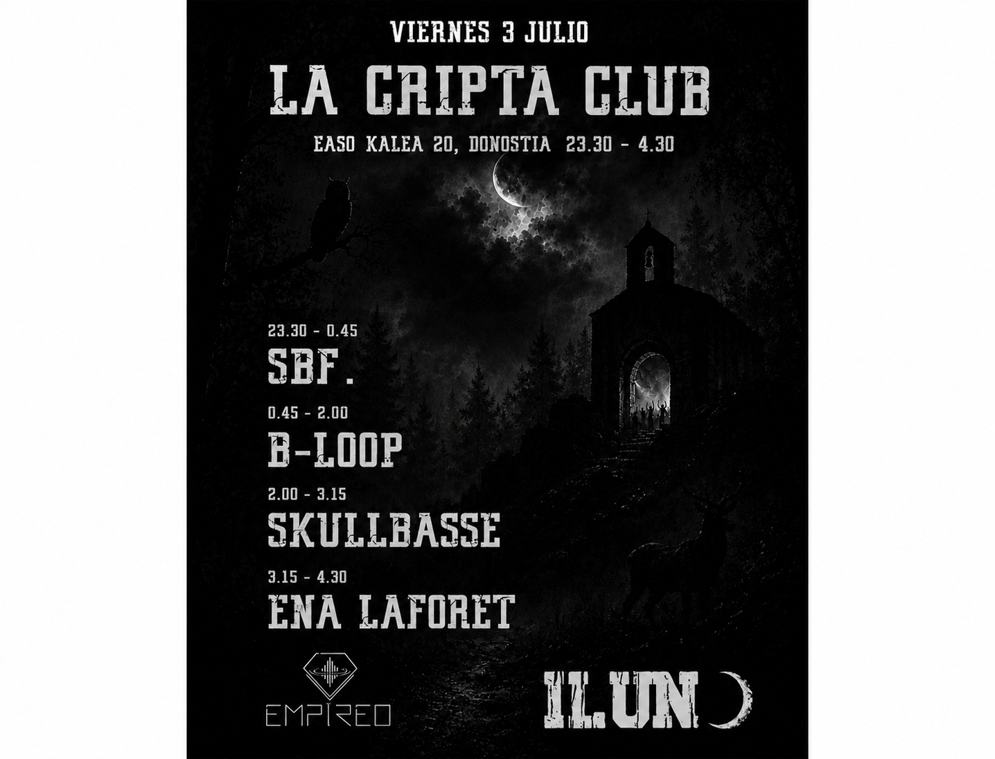 Ilun: SBF. + B-Loop + Skullbasse + Ena Laforet 