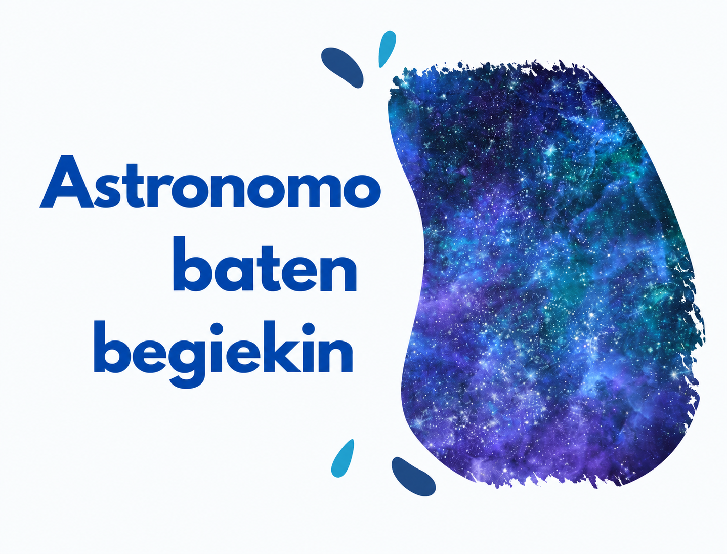 Haurrentzako tailerra: 'Astronomo baten begiekin' 