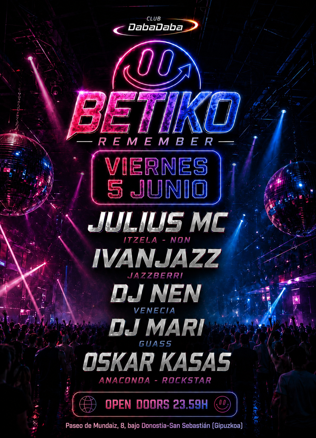 Betiko Remember: Julius MC + Ivanjazz + DJ Nen + DJ Mari + Oskar Kasas 