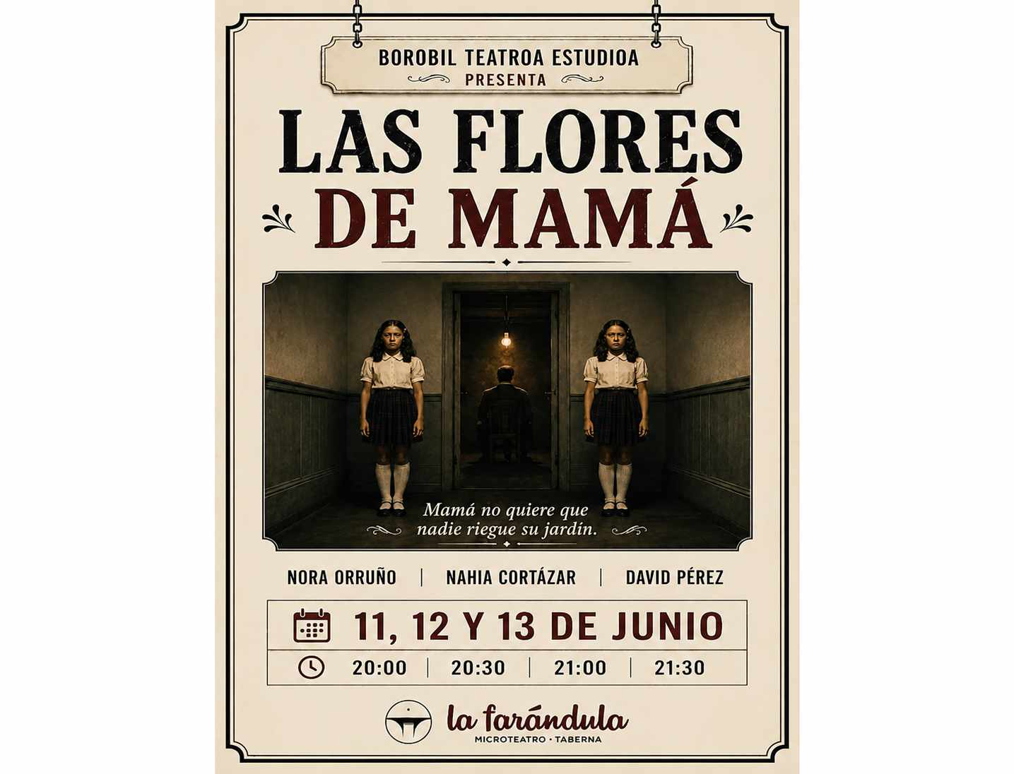 Mikroantzerkia: 'Las flores de mamá' 