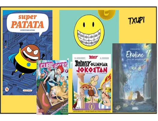 Haurrentzako ipuin kontaketak: 'Komikiekin mintzoan kux-kux' 