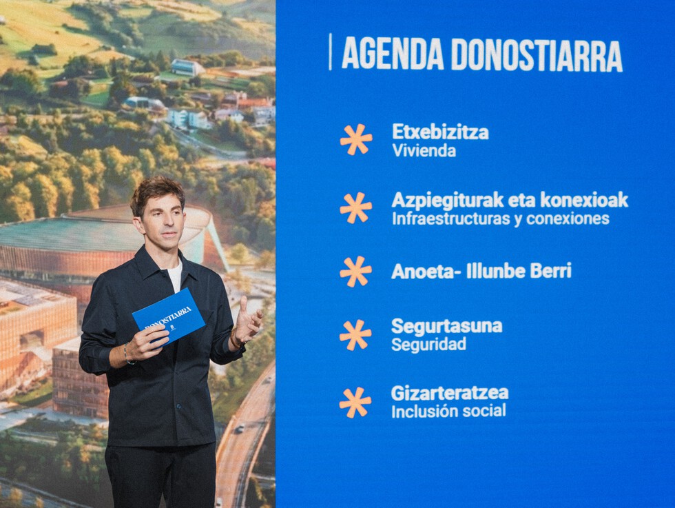 El alcalde de Donostia, Jon Insausti, impulsa una agenda de proyectos estratégicos para la ciudad