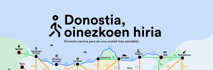 Donostia, oinezkoen hiria - Donostia camina para ser una ciudad más saludable