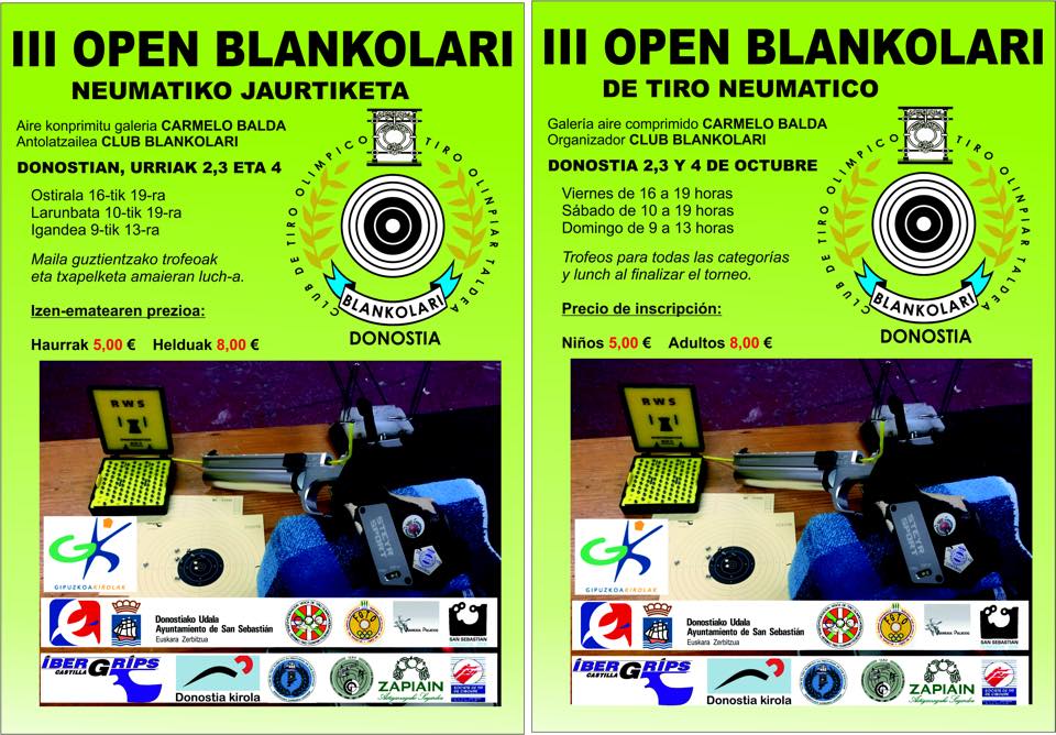 III Open Blankolari de Tito Neumático