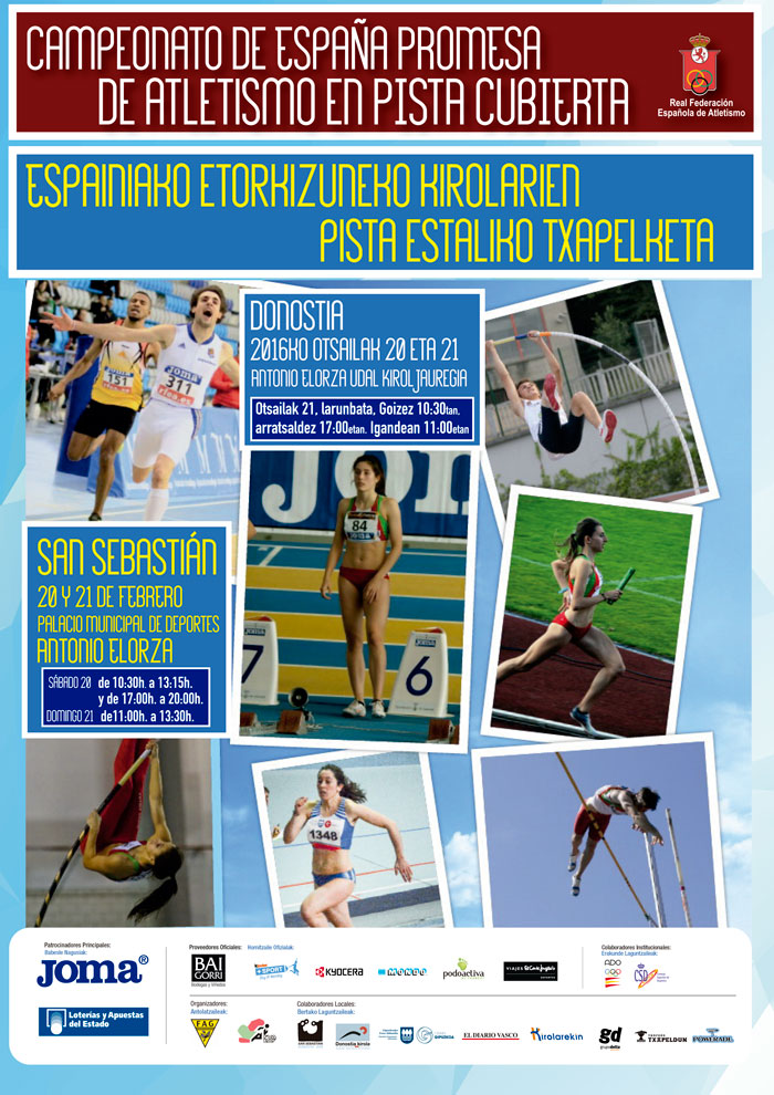 Campeonato de España Promesas Atletismo en Pista Cubierta