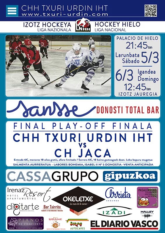 Finales Play-Off: CHH Txuri Urdin - Jaca