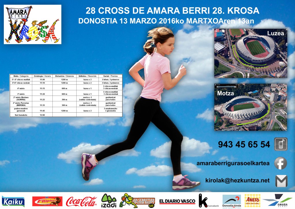 Cros del colegio Amara Berri