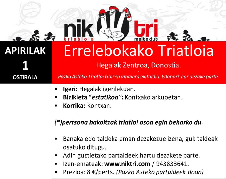 Triathlón por relevos