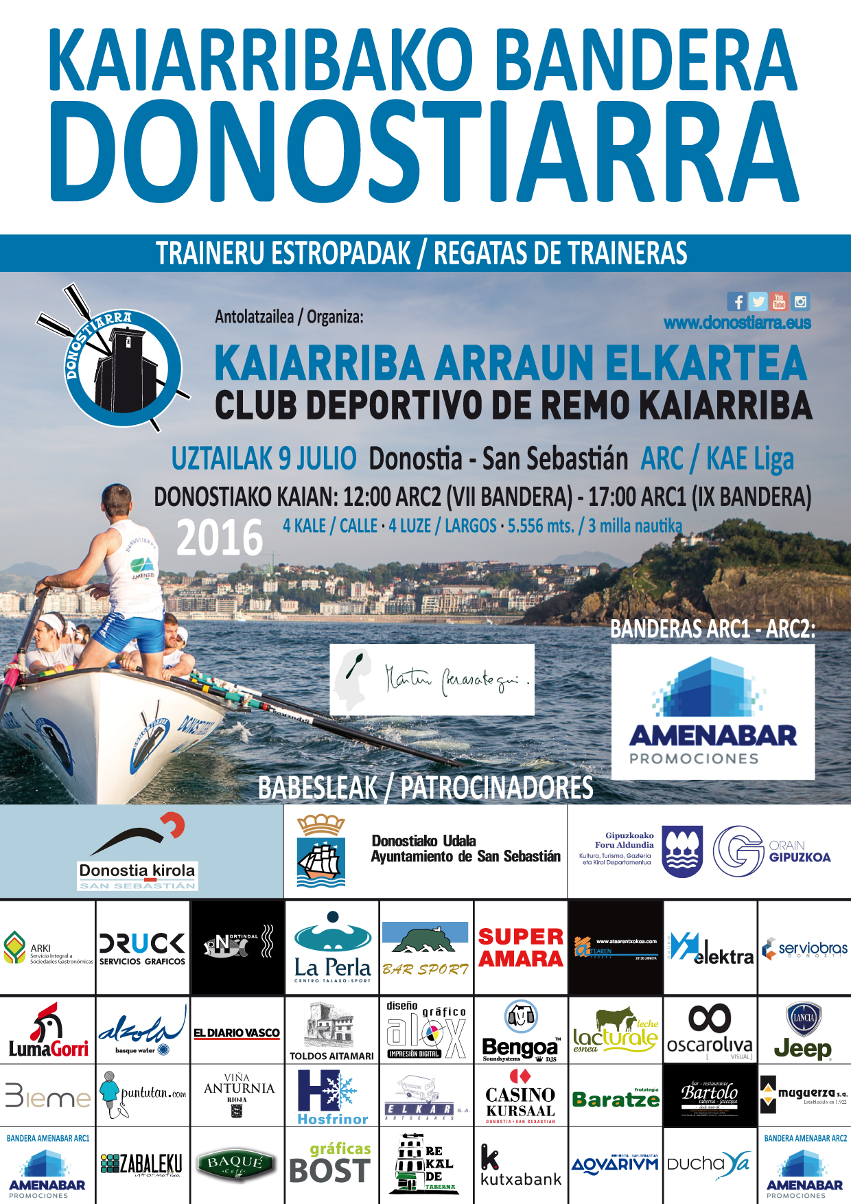 Bandera Donostiarra Kai-Arriba