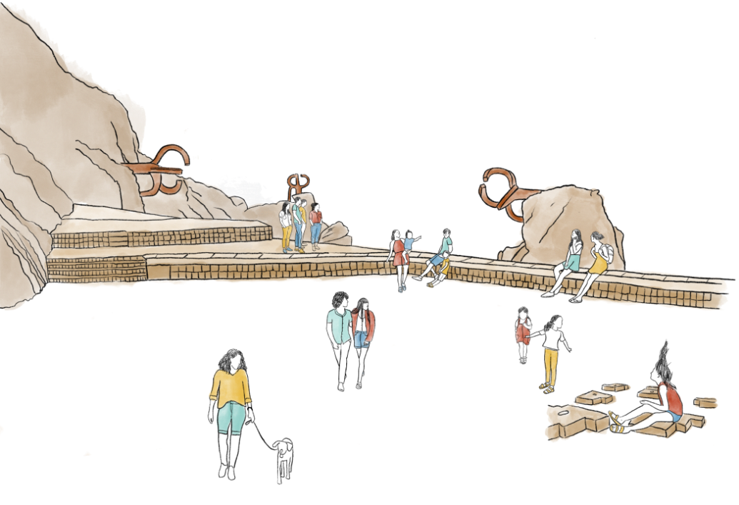 Ilustración Peine del Viento